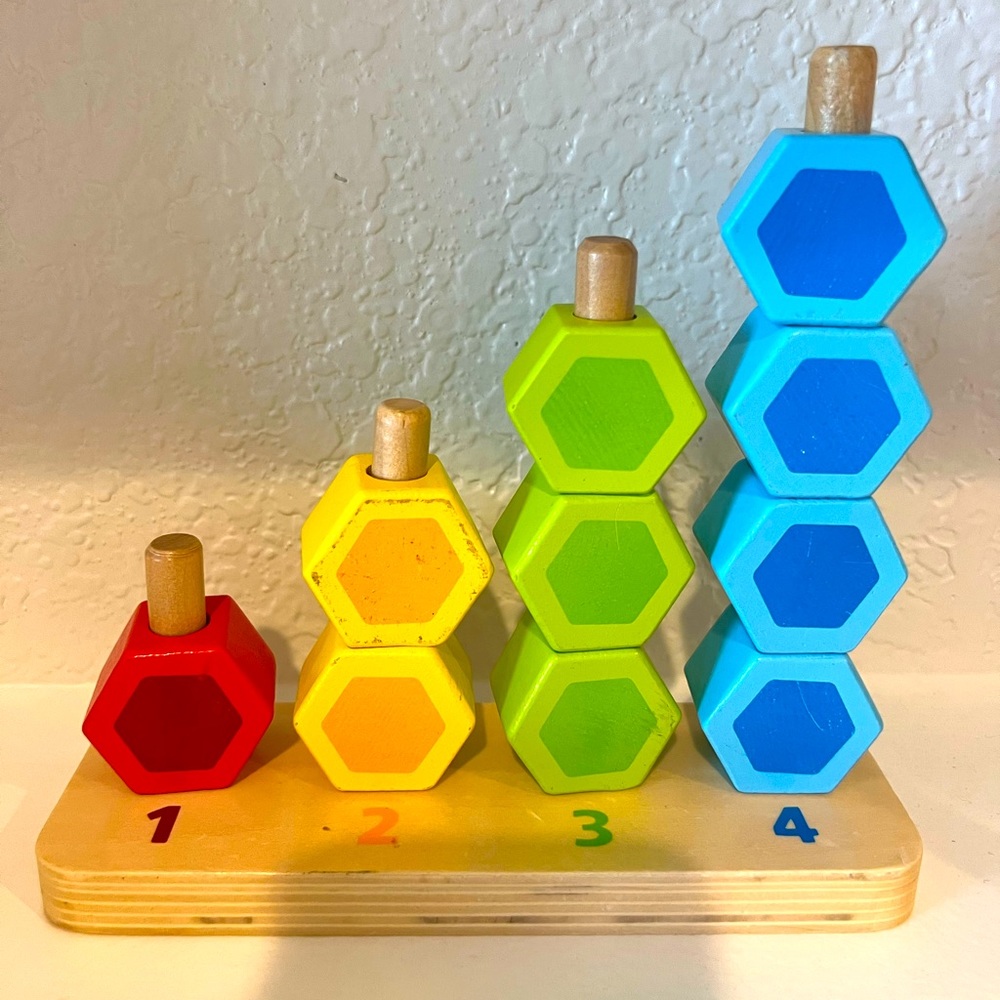 Hape Stacking/counting wooden Toy